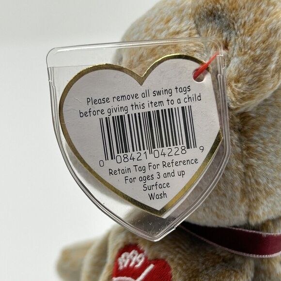 Ty Beanie Baby Signature Bear with tags 1999 Retired Original - Picture 14 of 15